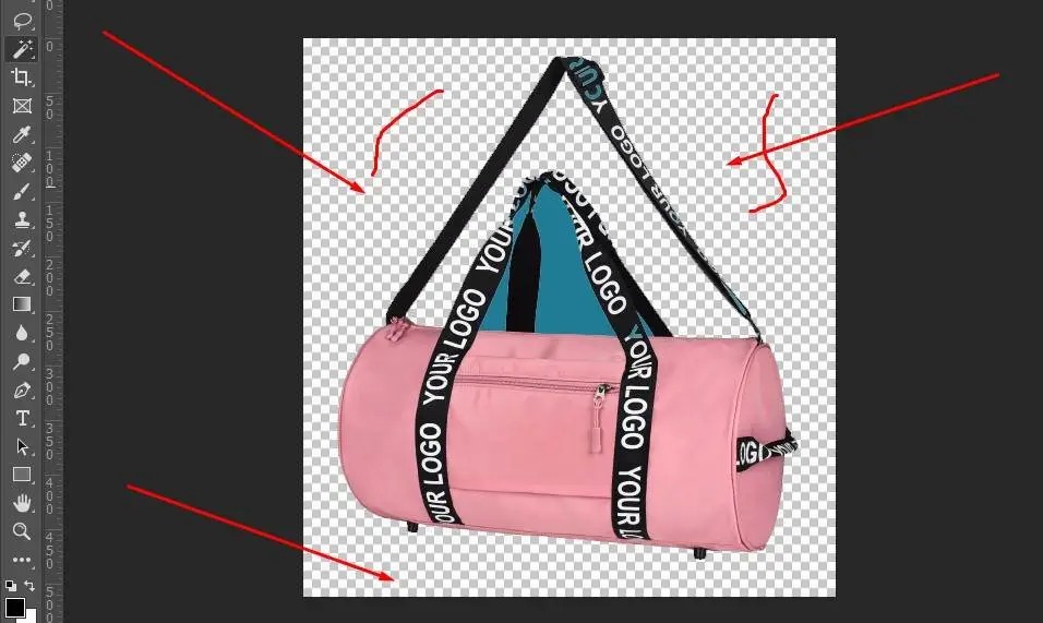How to make transparent background image: Step 3